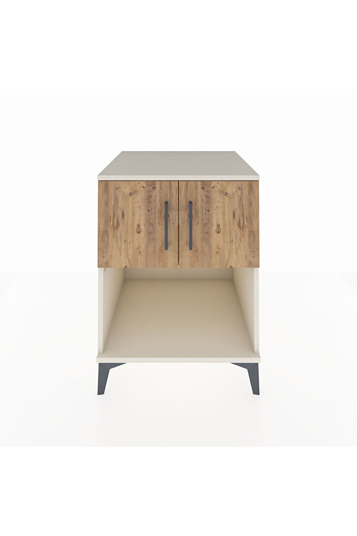 Kronos Komodin 2 Raflı 2 Kapaklı 60x59x80 Aytaşı-Çam