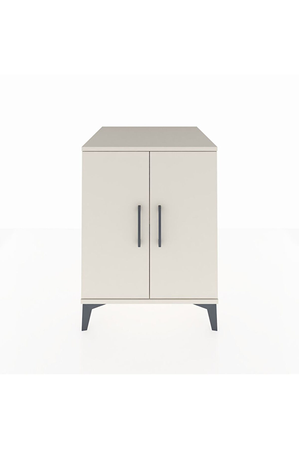 Kronos Komodin Tek Raflı 2 Kapaklı 60x59x80 Aytaşı-Aytaşı