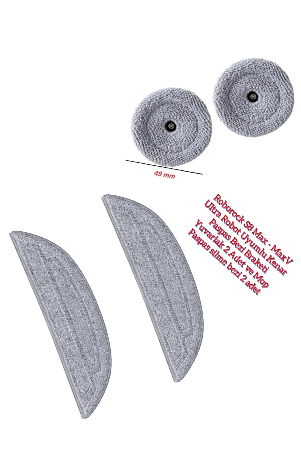 Roborock S8 Maxv Ultra Robot süpürge Uyumlu Kenar süpürme ve Paspas Bezi Braketi
