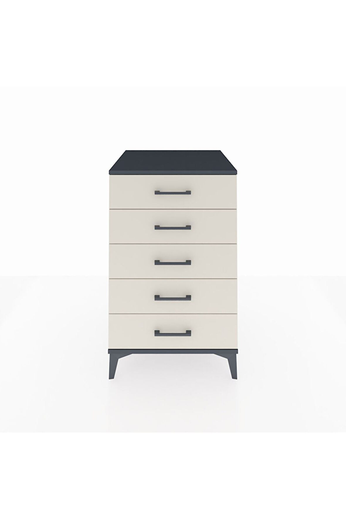 Kronos Komodin 5 Çekmeceli 60x59x96 Antrasit-Aytaşı