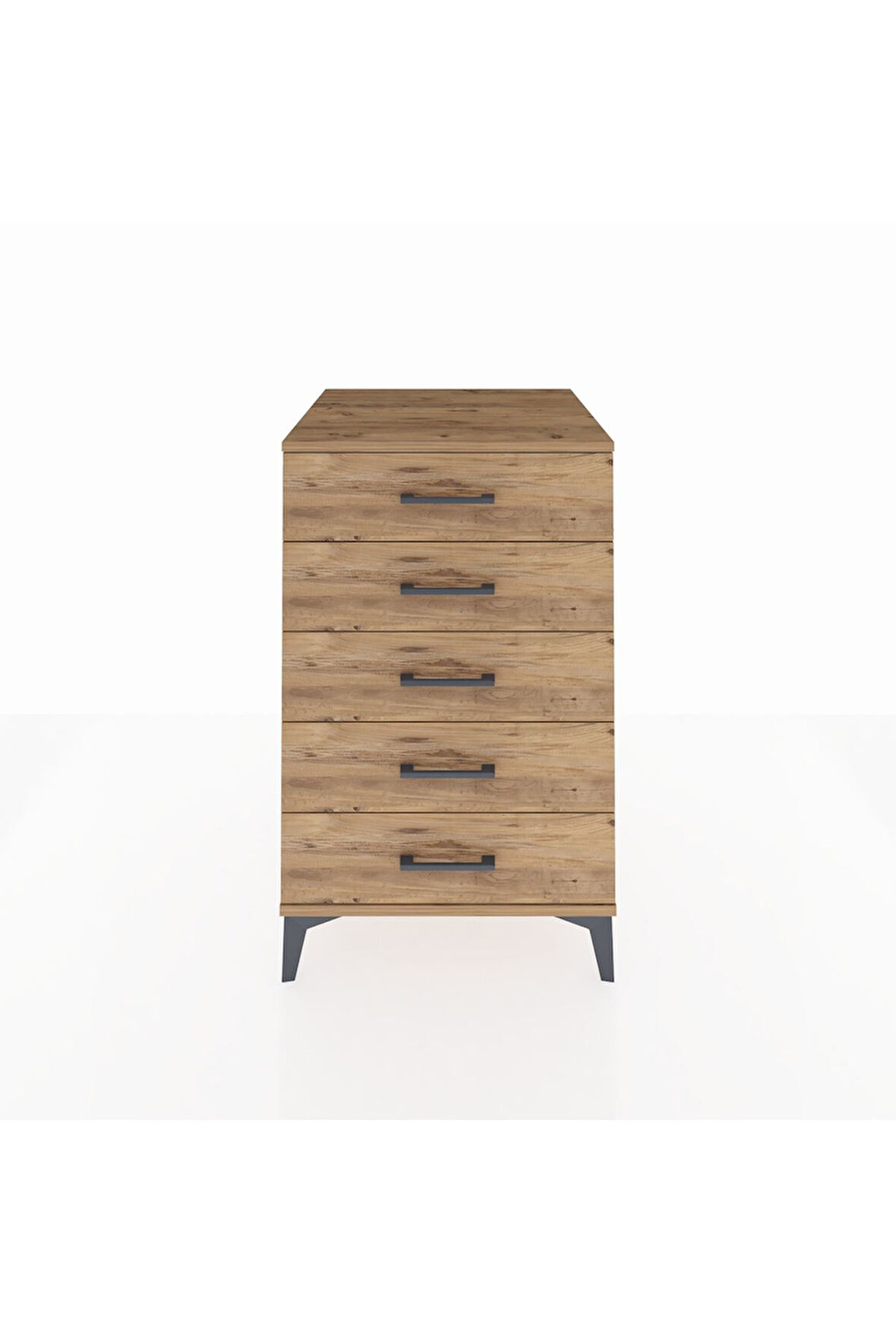 Kronos Komodin 5 Çekmeceli 60x59x96 Çam-Çam