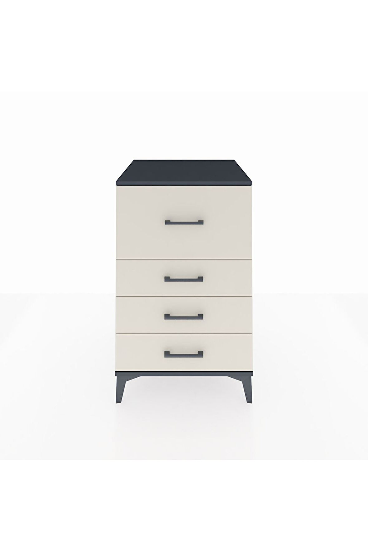 Kronos Komodin 4 Çekmeceli 60x59x96 Antrasit-Aytaşı