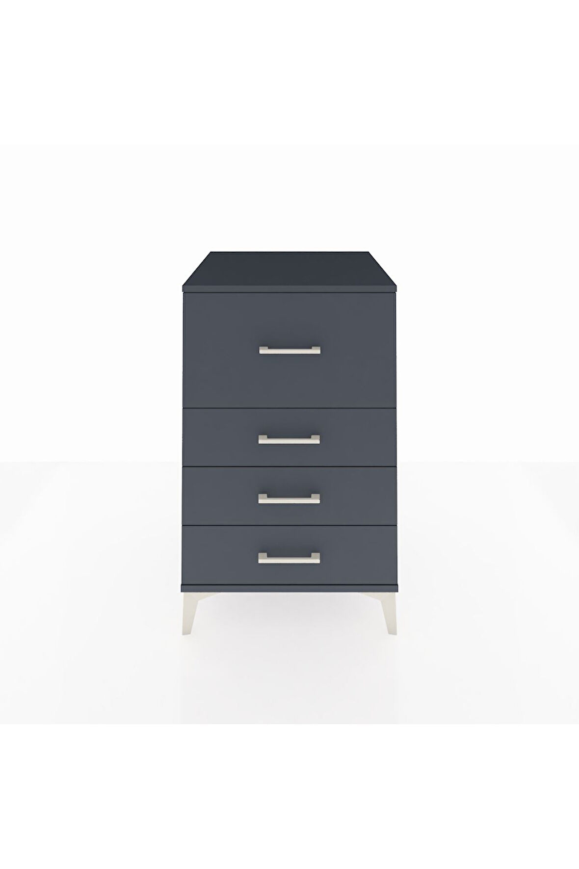 Kronos Komodin 4 Çekmeceli 60x59x96 Antrasit-Antrasit