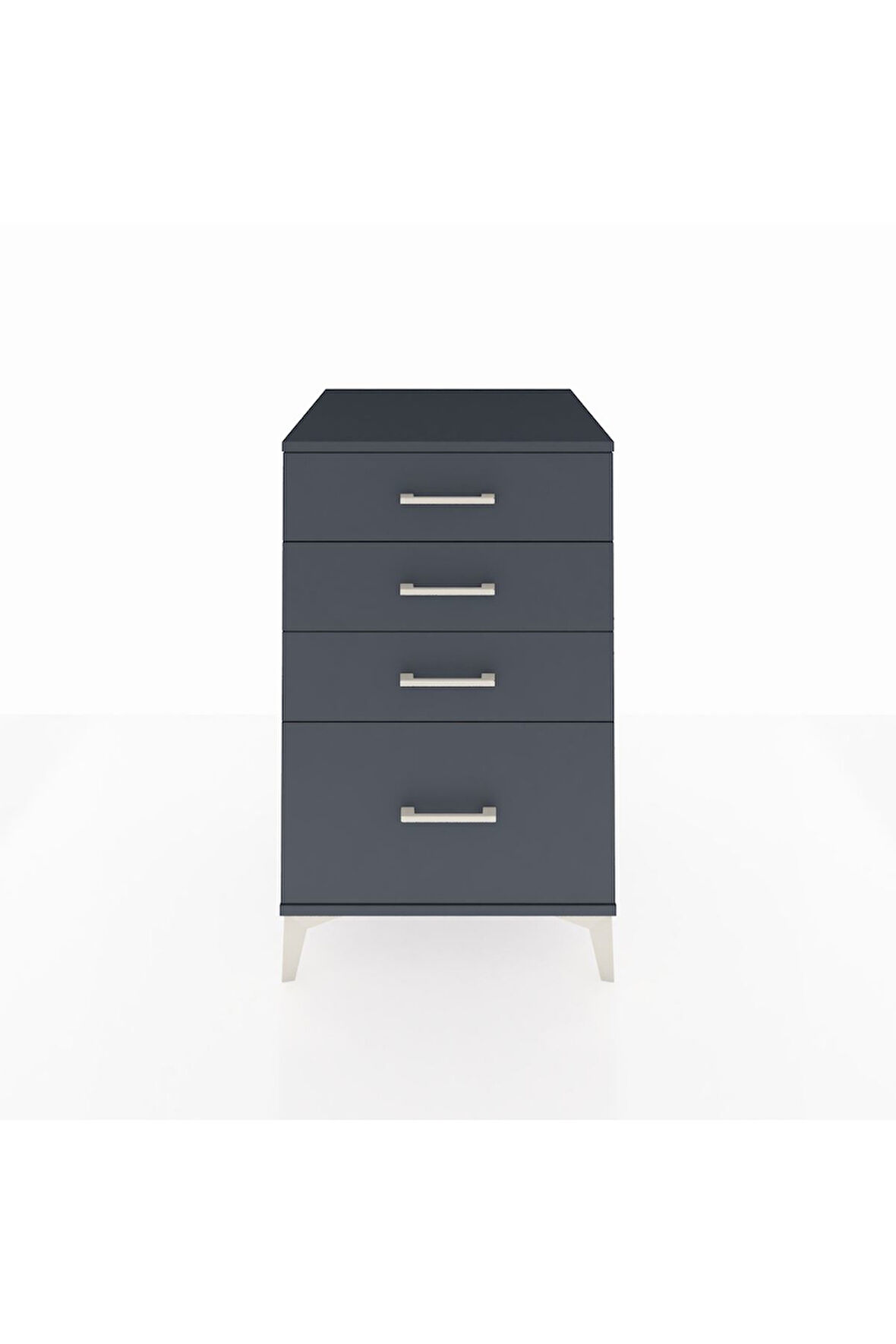 Kronos Komodin 4 Çekmeceli 60x59x96 Antrasit-Antrasit