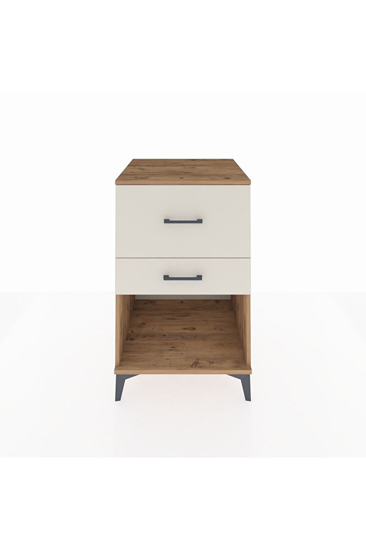 Kronos Komodin 2 Çekmeceli 60x59x96 Çam-Aytaşı