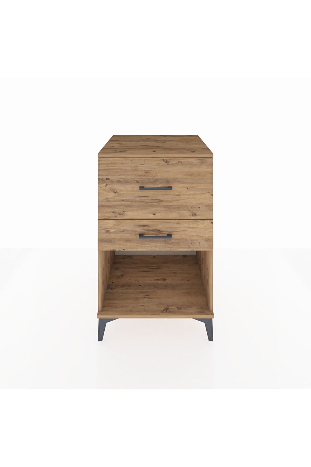 Kronos Komodin 2 Çekmeceli 60x59x96 Çam-Çam
