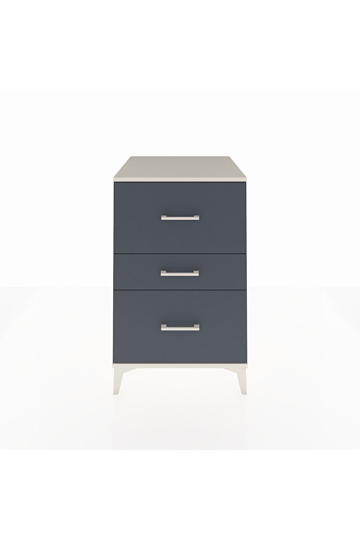 Kronos Komodin 3 Çekmeceli 60x59x96 Aytaşı-Antrasit