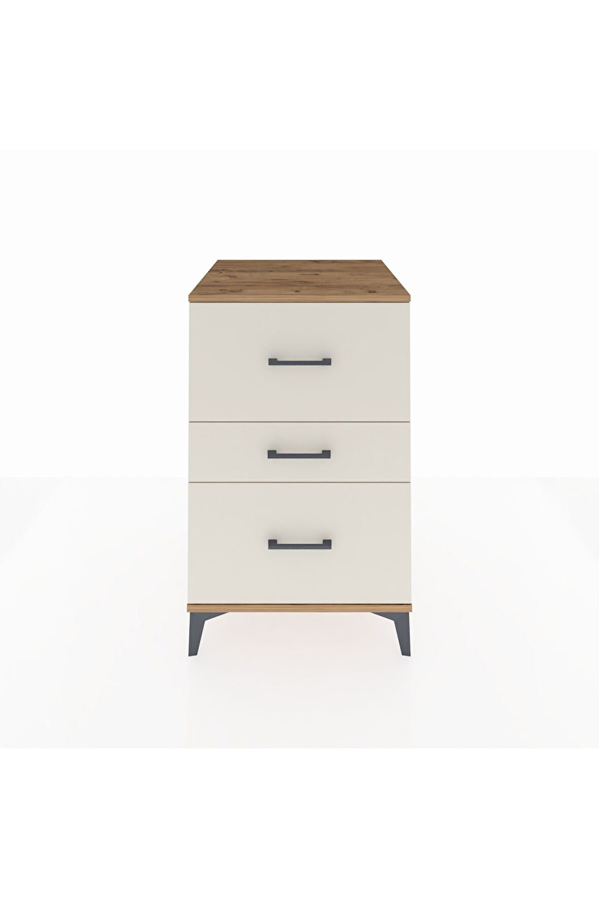 Kronos Komodin 3 Çekmeceli 60x59x96 Çam-Aytaşı