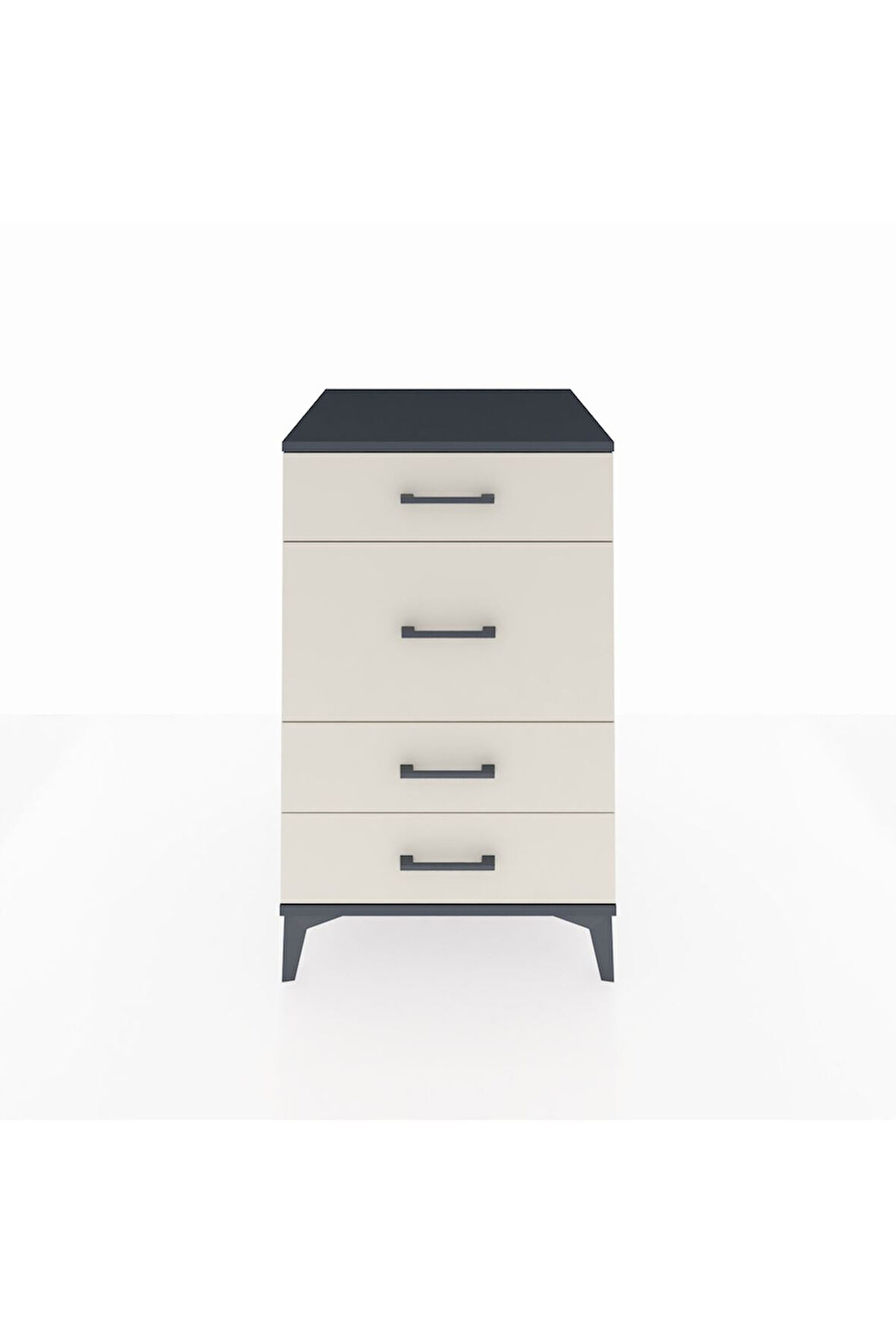 Kronos Komodin 4 Çekmeceli 60x59x96 Antrasit-Aytaşı