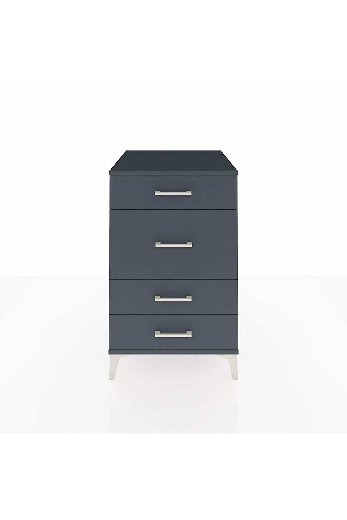 Kronos Komodin 4 Çekmeceli 60x59x96 Antrasit-Antrasit