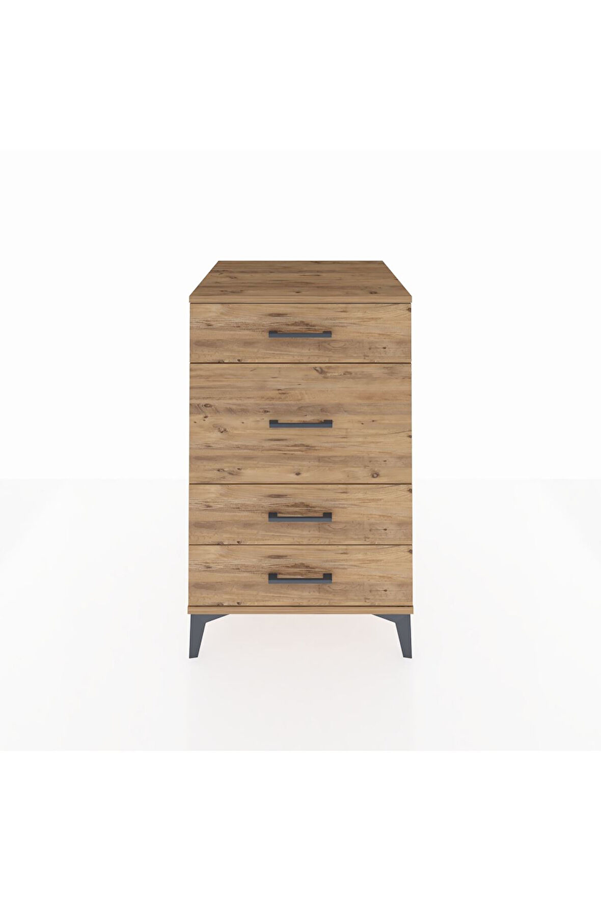 Kronos Komodin 4 Çekmeceli 60x59x96 Çam-Çam