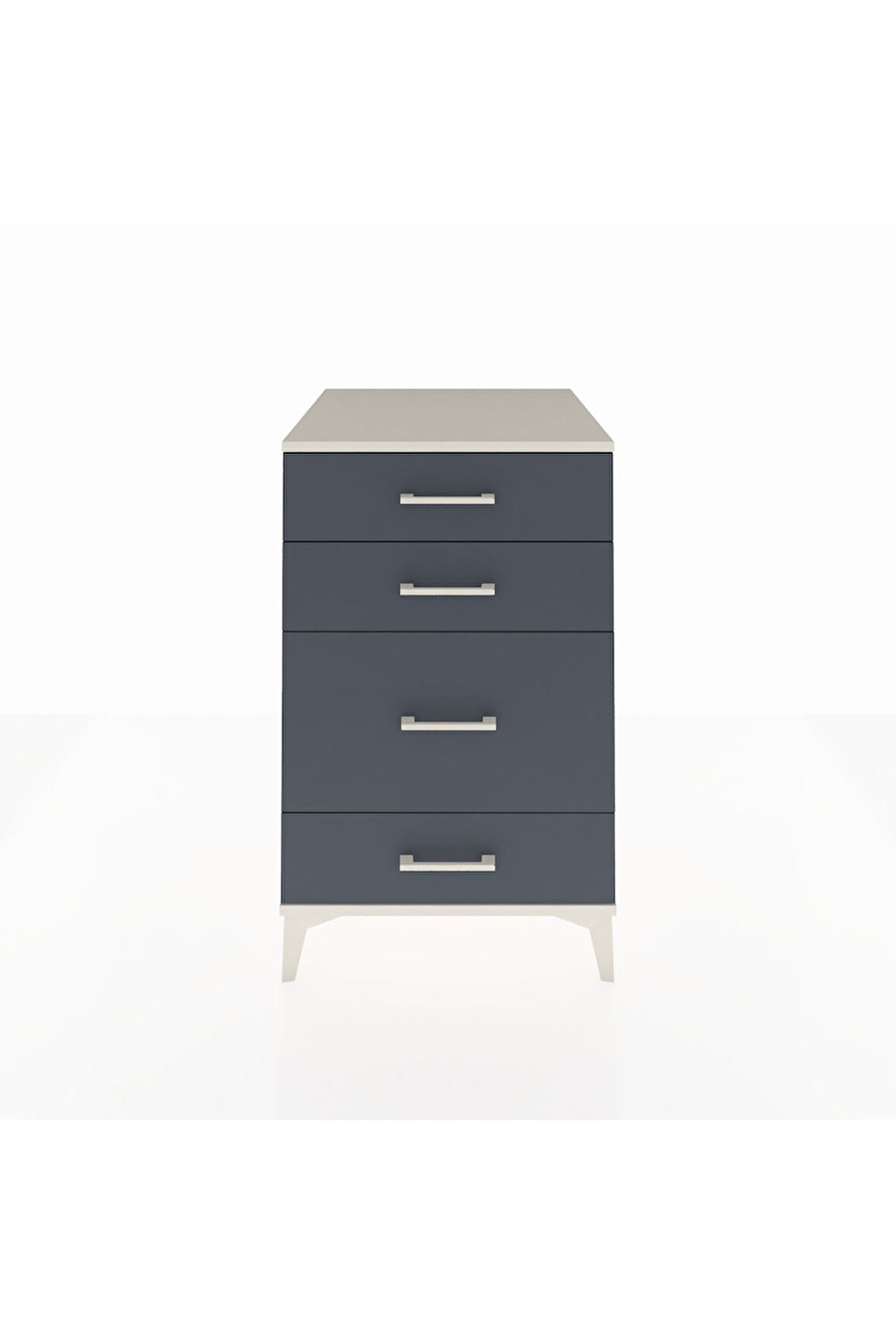 Kronos Komodin 4 Çekmeceli 60x59x96 Aytaşı-Antrasit