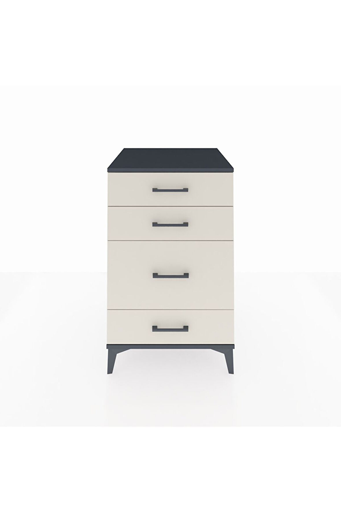 Kronos Komodin 4 Çekmeceli 60x59x96 Antrasit-Aytaşı