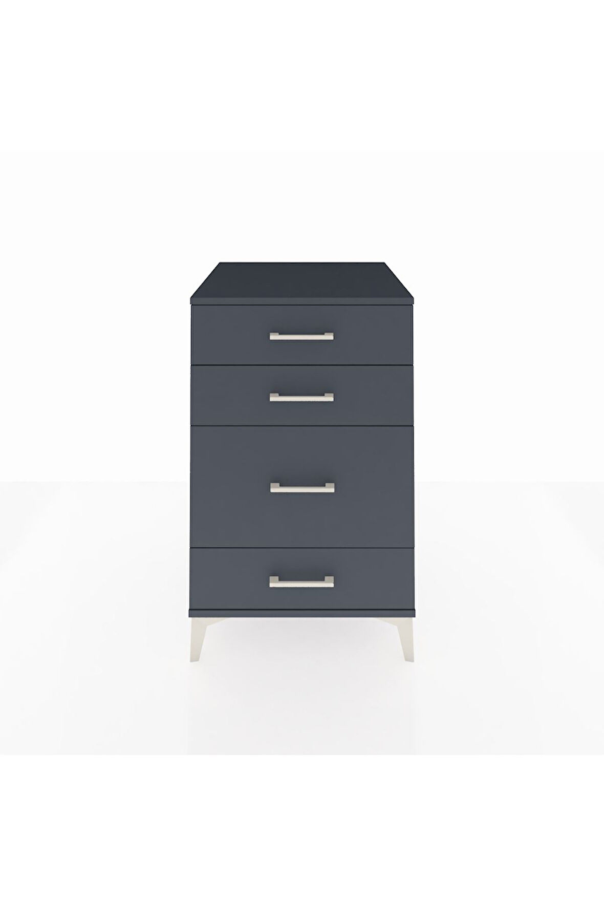 Kronos Komodin 4 Çekmeceli 60x59x96 Antrasit-Antrasit