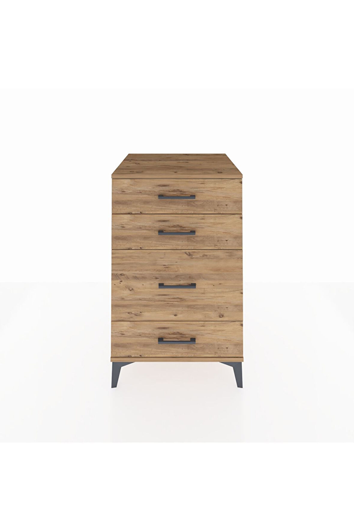 Kronos Komodin 4 Çekmeceli 60x59x96 Çam-Çam