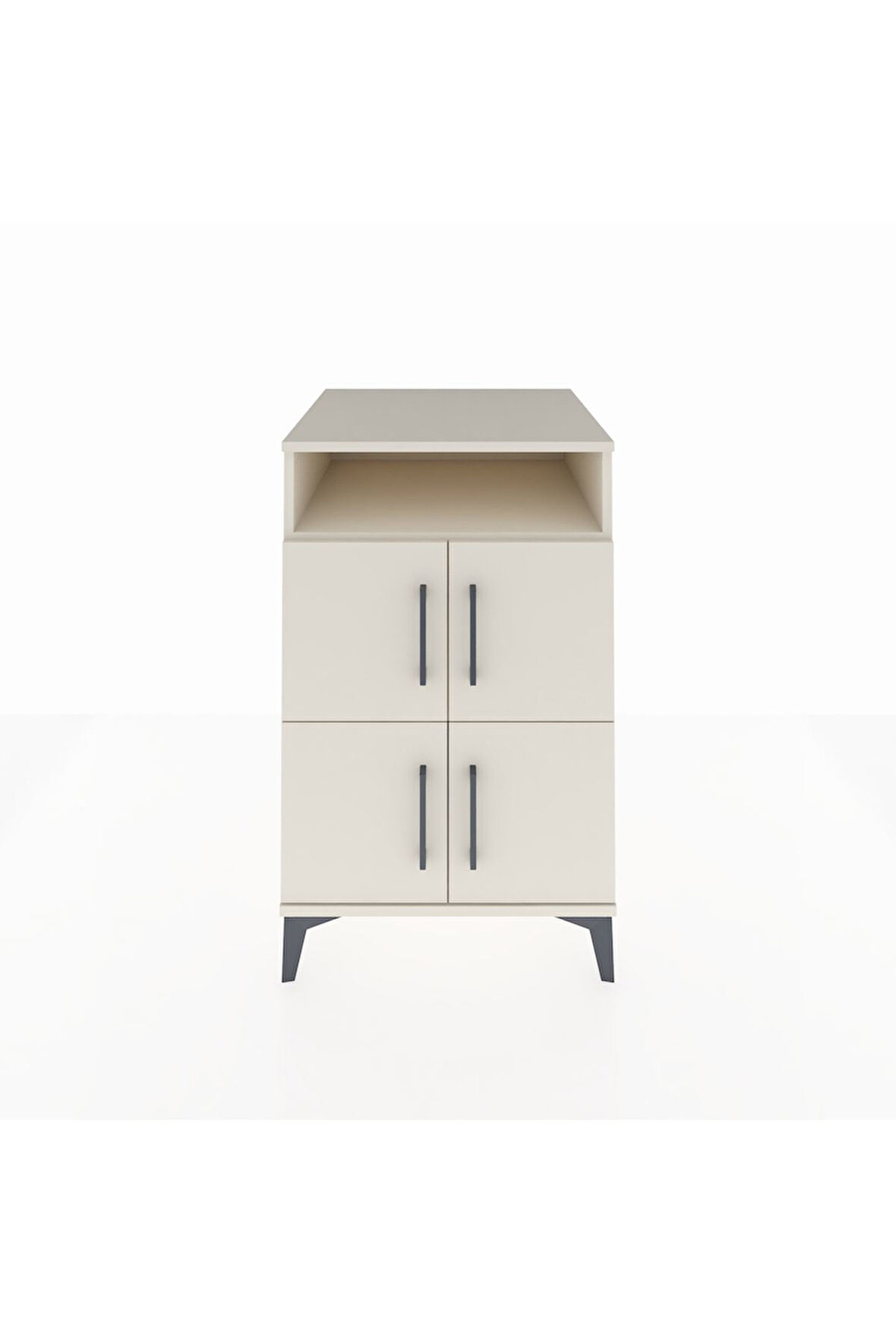 Kronos Komodin 2 Raflı 4 Kapaklı 60x59x96 Aytaşı-Aytaşı