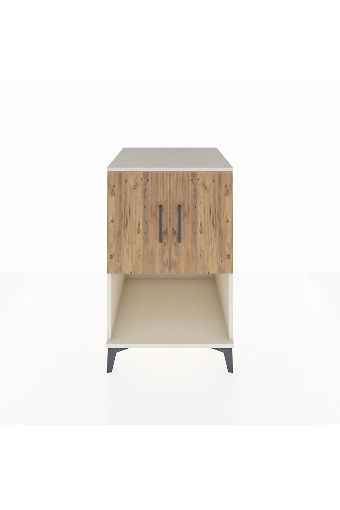 Kronos Komodin 2 Raflı 2 Kapaklı 60x59x96 Aytaşı-Çam