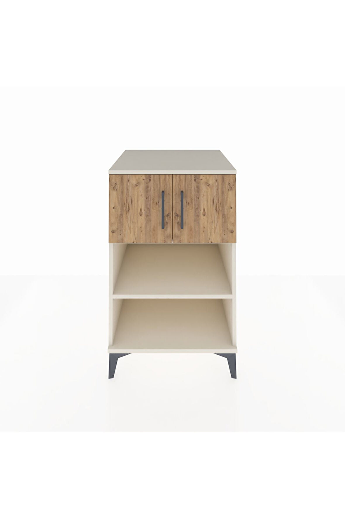 Kronos Komodin 2 Raflı 2 Kapaklı 60x59x96 Aytaşı-Çam