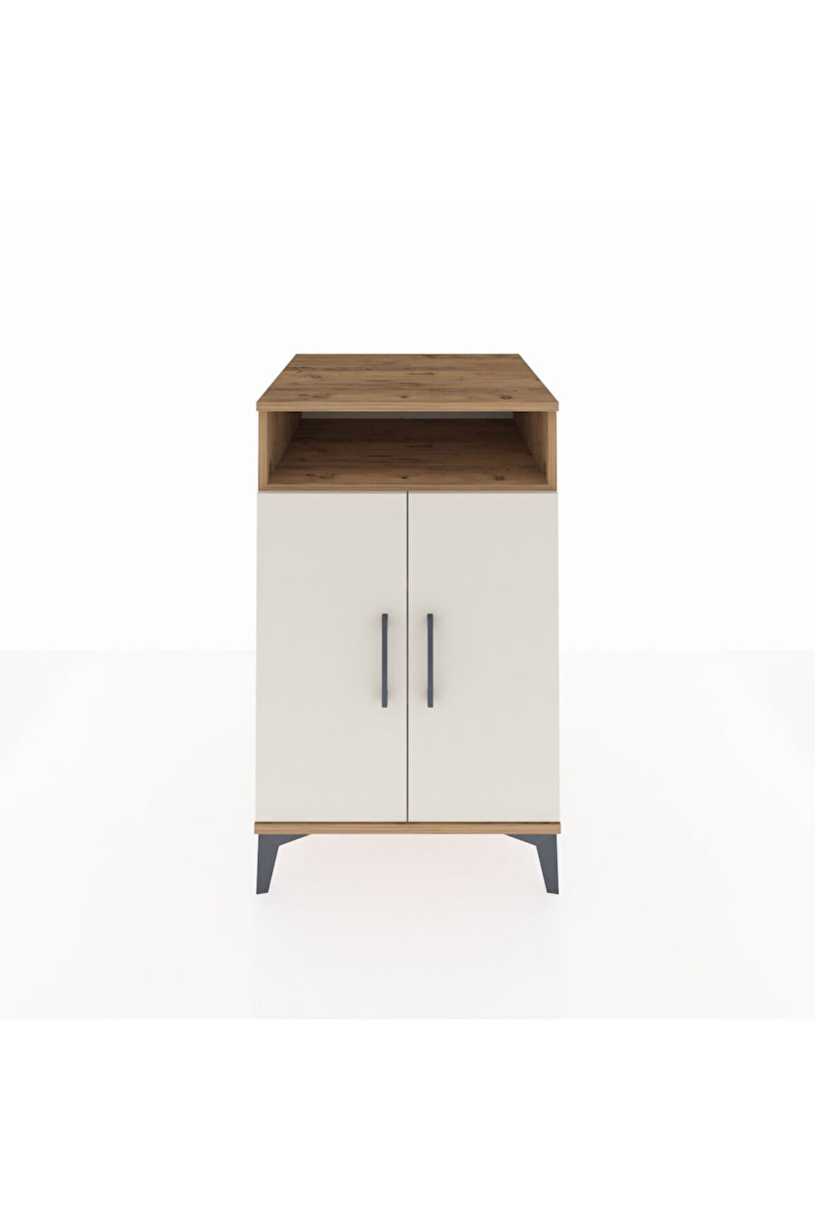 Kronos Komodin 3 Raflı 2 Kapaklı 60x59x96 Çam-Aytaşı