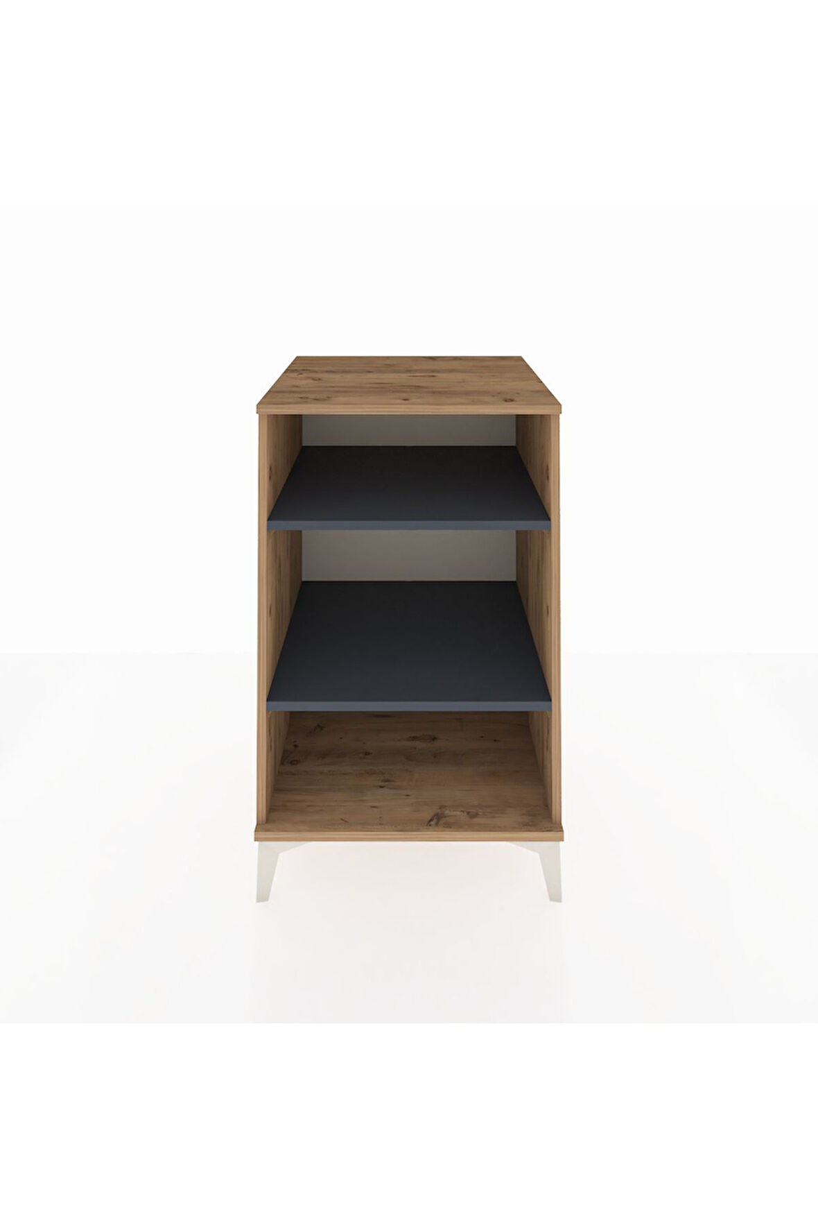 Kronos Komodin 2 Raflı 60x59x96 Çam-Antrasit