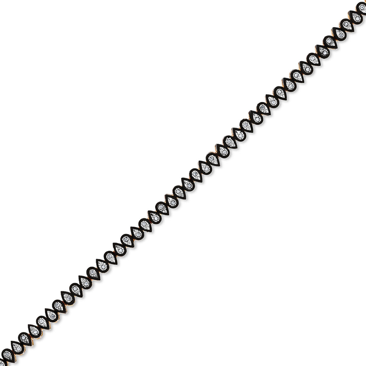 0.24 Karat Elmas Fantezi Bileklik