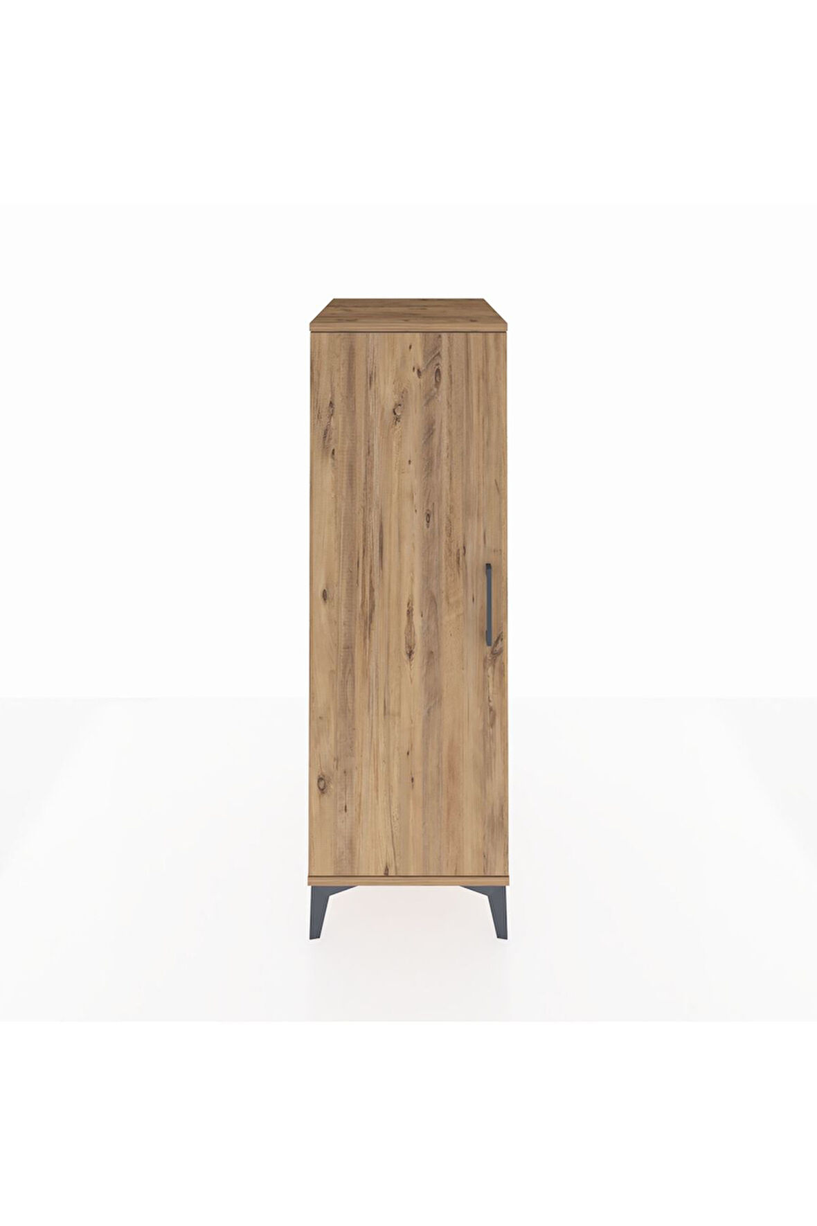 Kronos Dolap 2 Raflı Tek Kapaklı 44x59x134 Çam-Çam