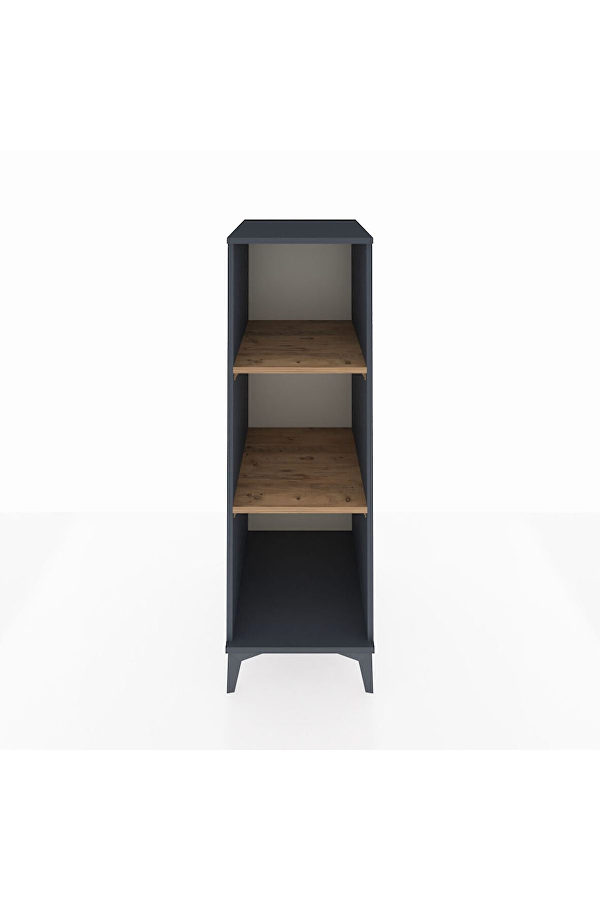 Kronos Dolap 2 Raflı 44x59x134 Antrasit-Çam