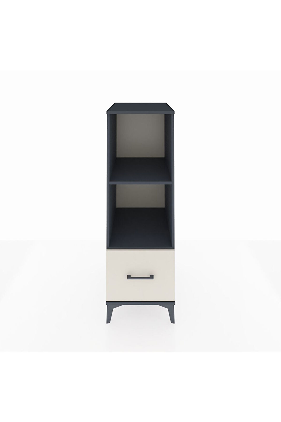 Kronos Dolap 2 Raflı Tek Çekmeceli 44x59x134 Antrasit-Aytaşı