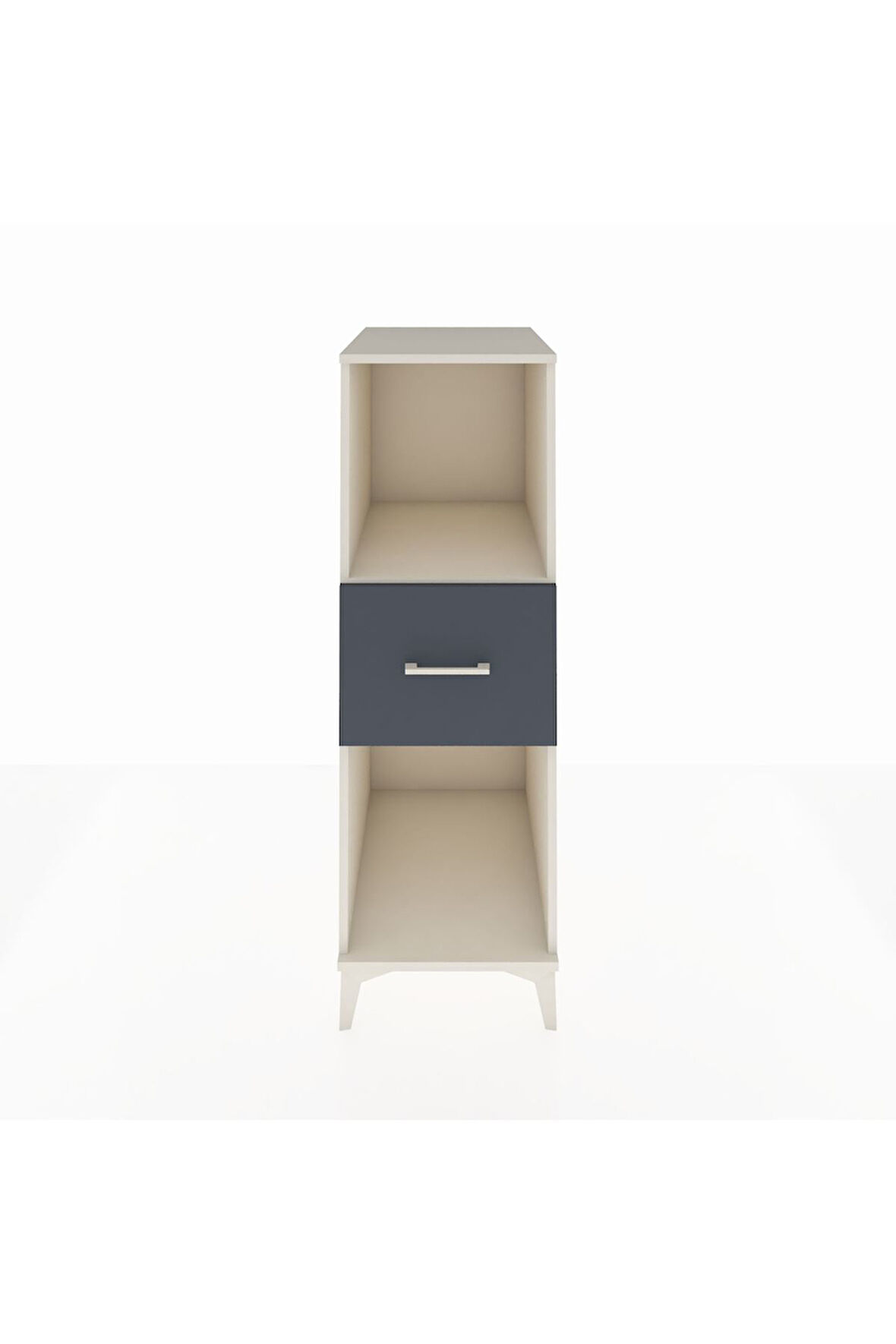 Kronos Dolap Tek Raflı Tek Çekmeceli 44x59x134 Aytaşı-Antrasit