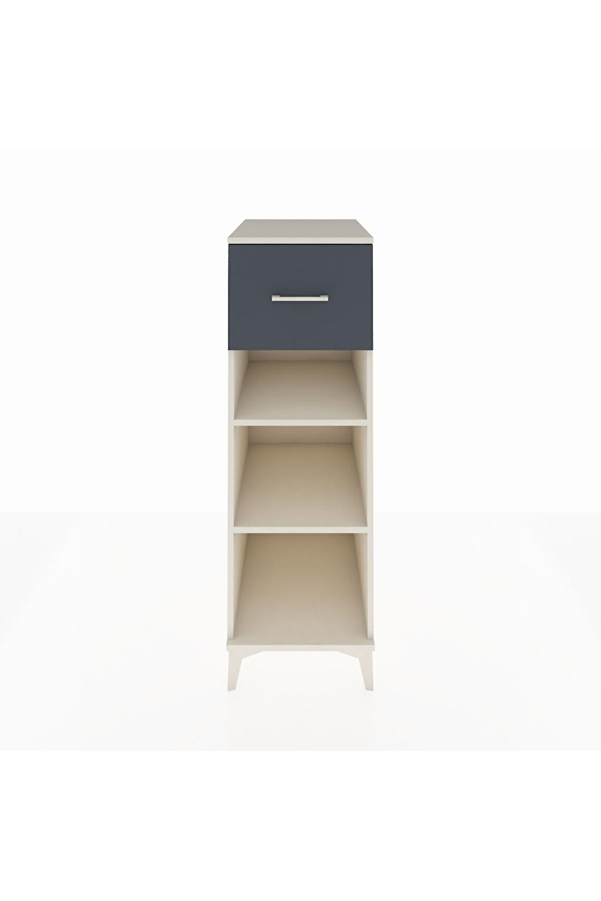 Kronos Dolap 2 Raflı Tek Çekmeceli 44x59x134 Aytaşı-Antrasit