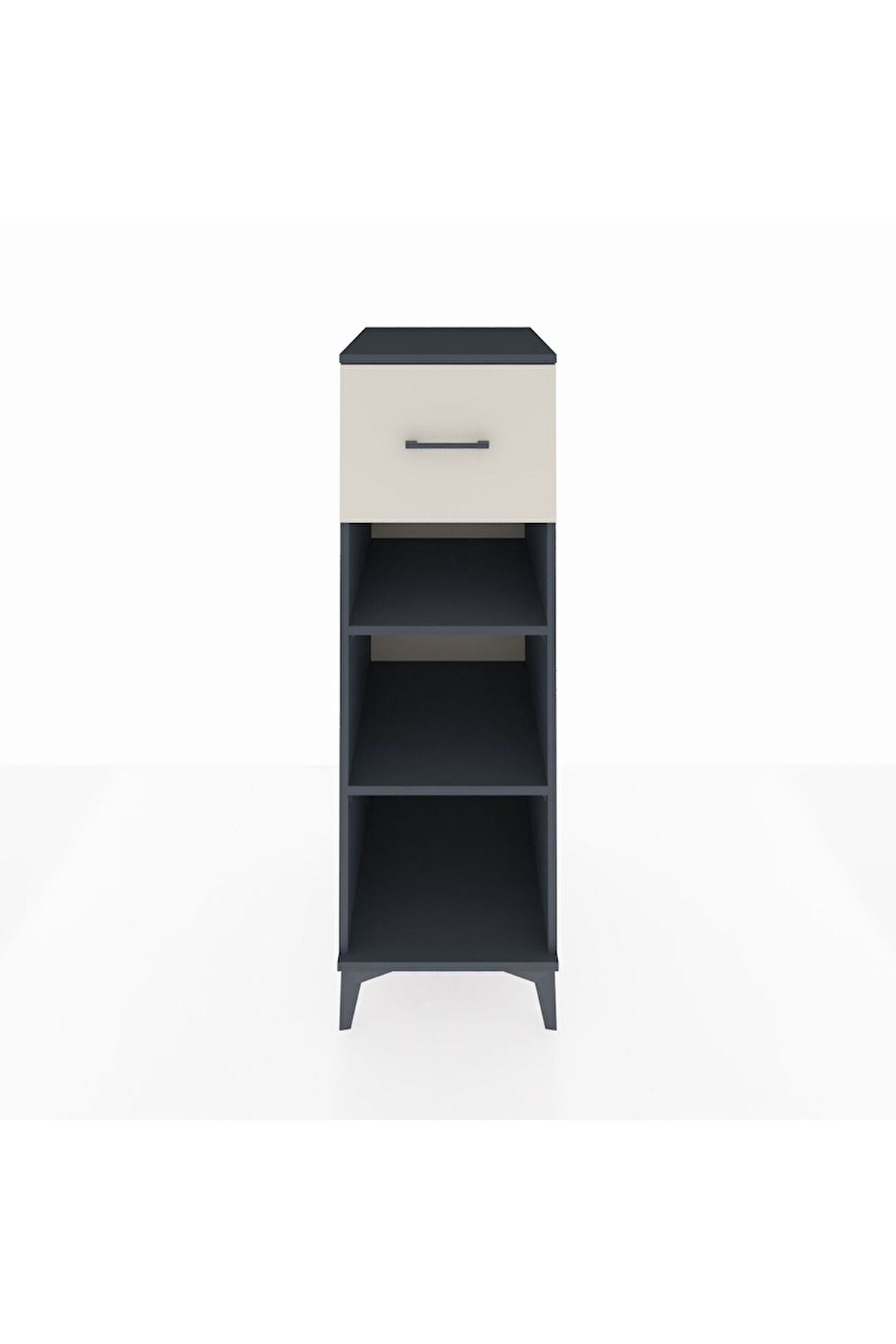 Kronos Dolap 2 Raflı Tek Çekmeceli 44x59x134 Antrasit-Aytaşı