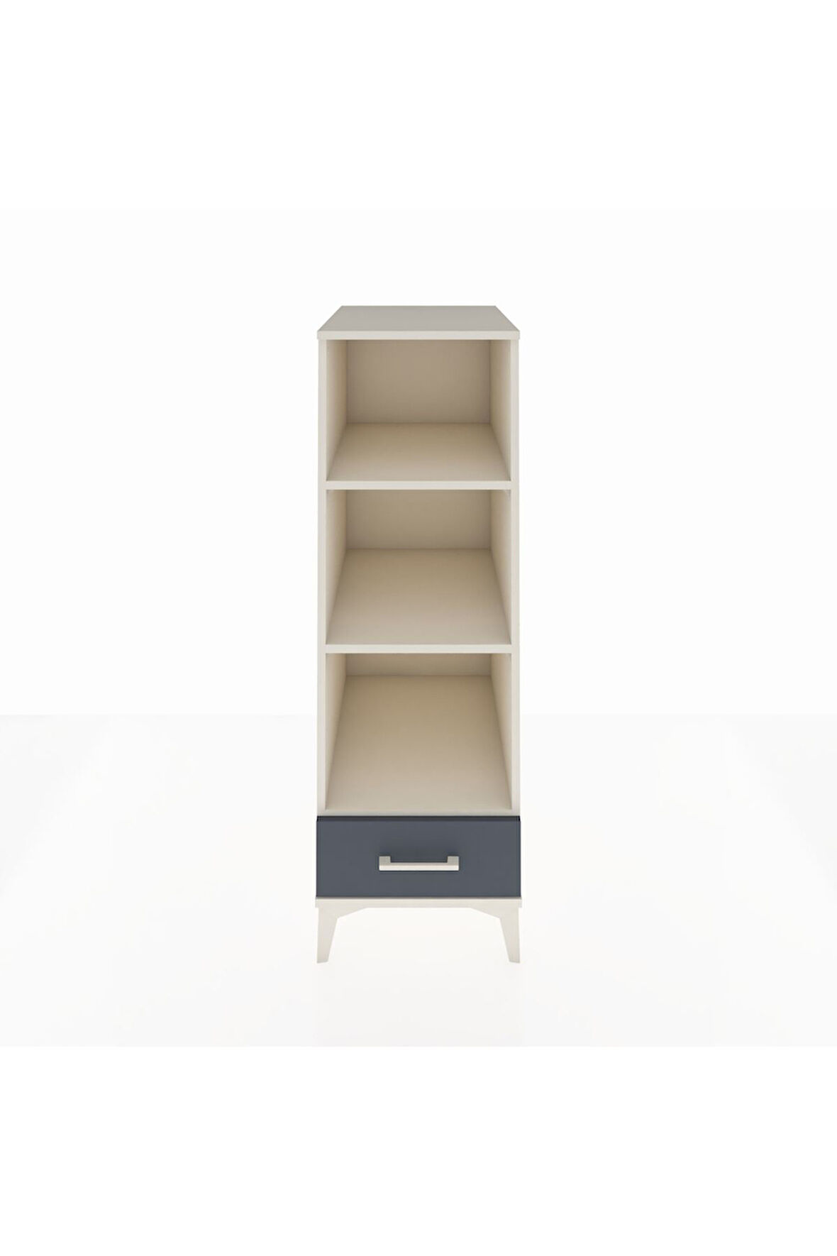 Kronos Dolap 3 Raflı Tek Çekmeceli 44x59x134 Aytaşı-Antrasit