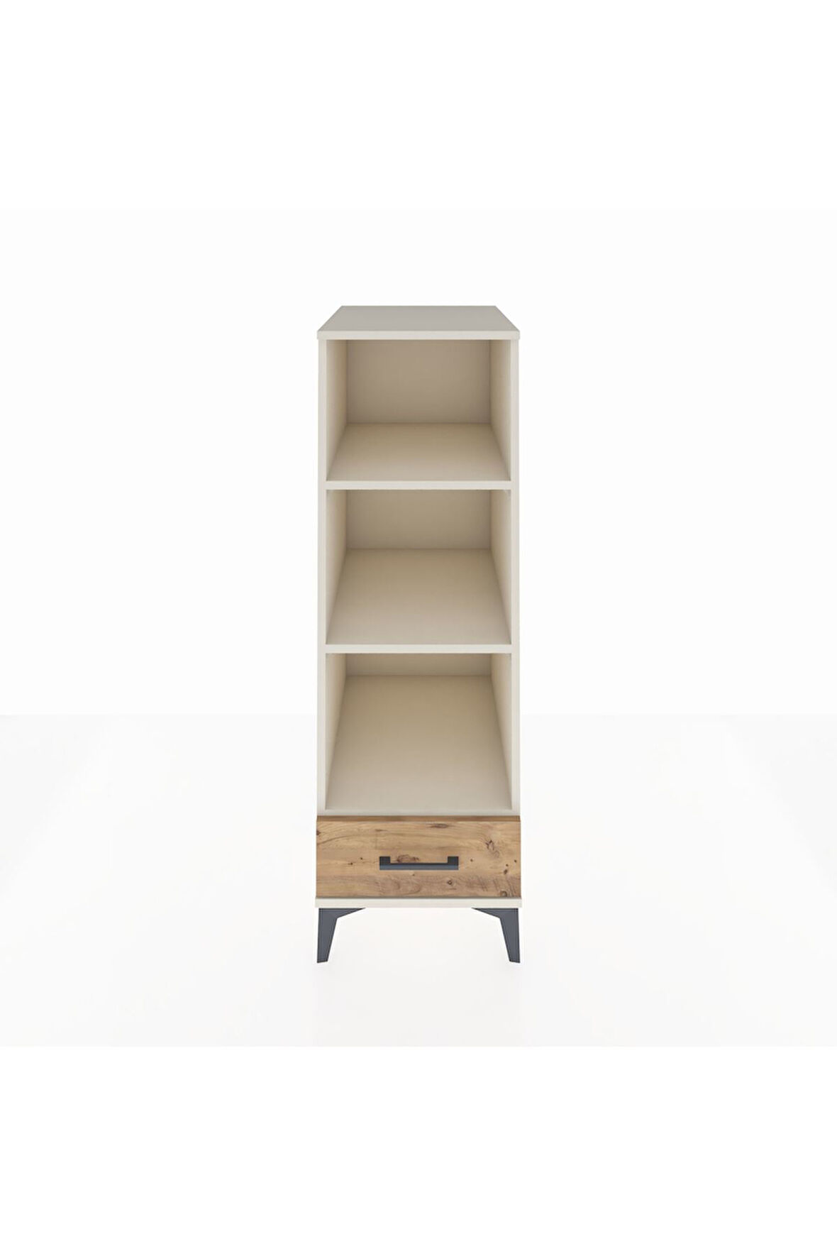 Kronos Dolap 3 Raflı Tek Çekmeceli 44x59x134 Aytaşı-Çam