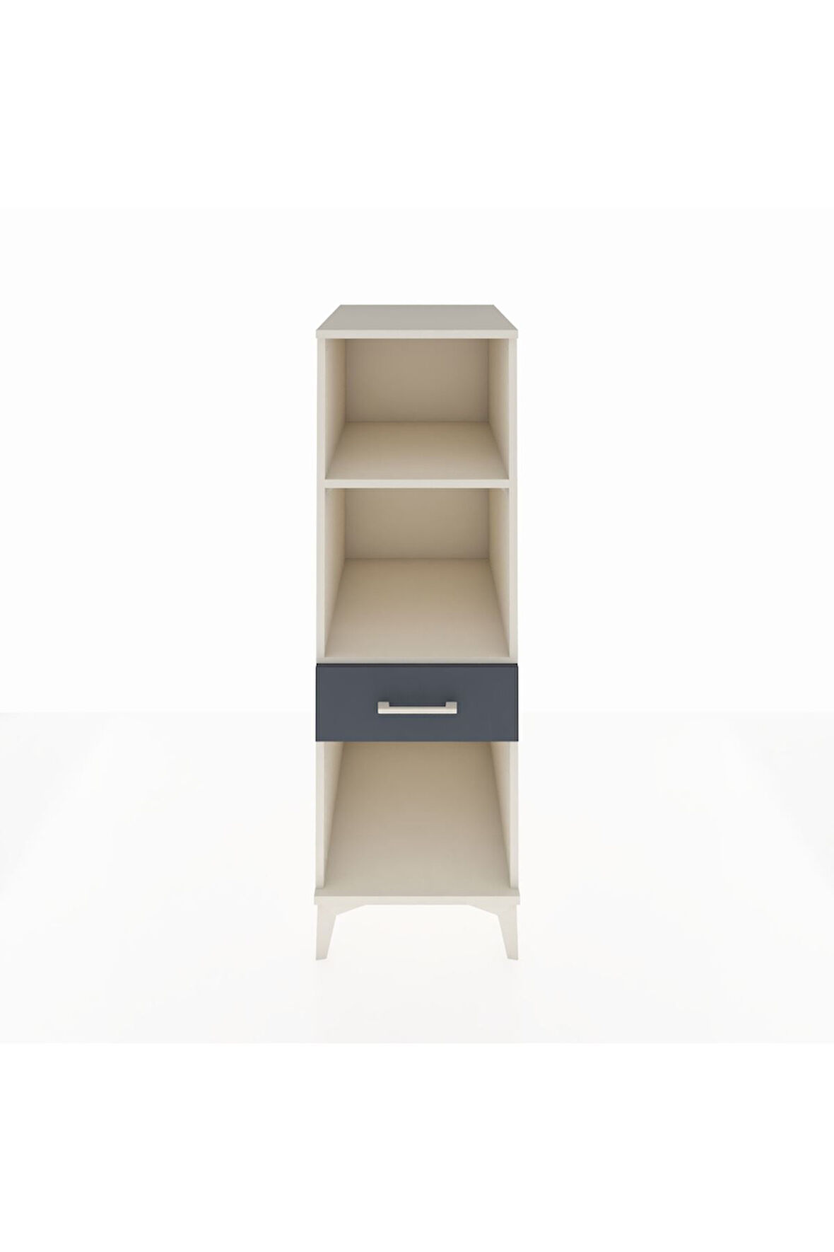 Kronos Dolap 2 Raflı Tek Çekmeceli 44x59x134 Aytaşı-Antrasit