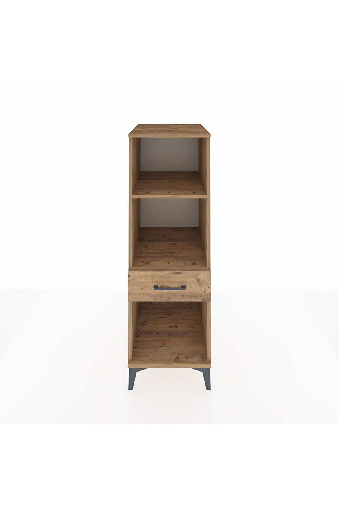 Kronos Dolap 2 Raflı Tek Çekmeceli 44x59x134 Çam-Çam