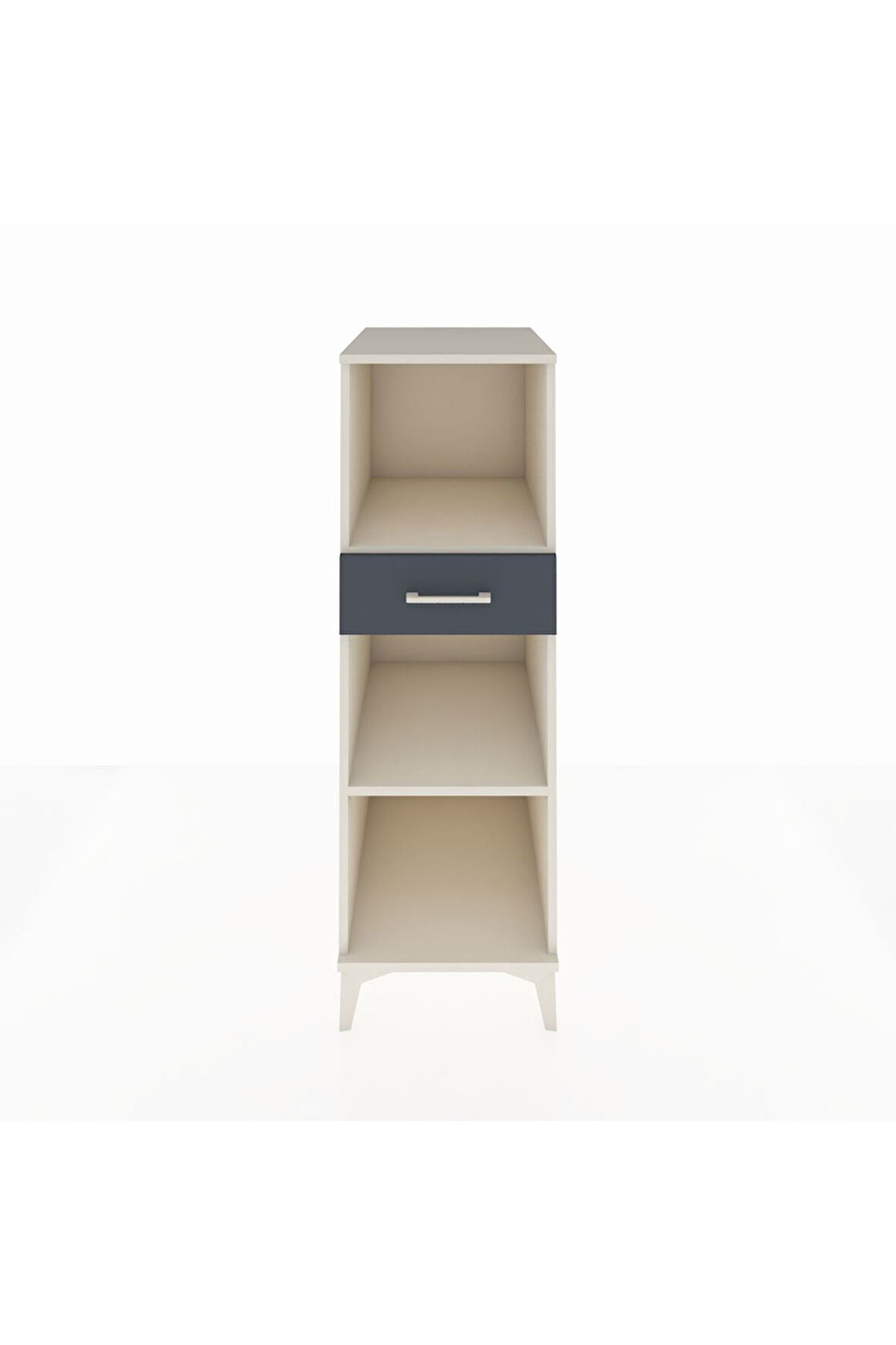 Kronos Dolap 2 Raflı Tek Çekmeceli 44x59x134 Aytaşı-Antrasit