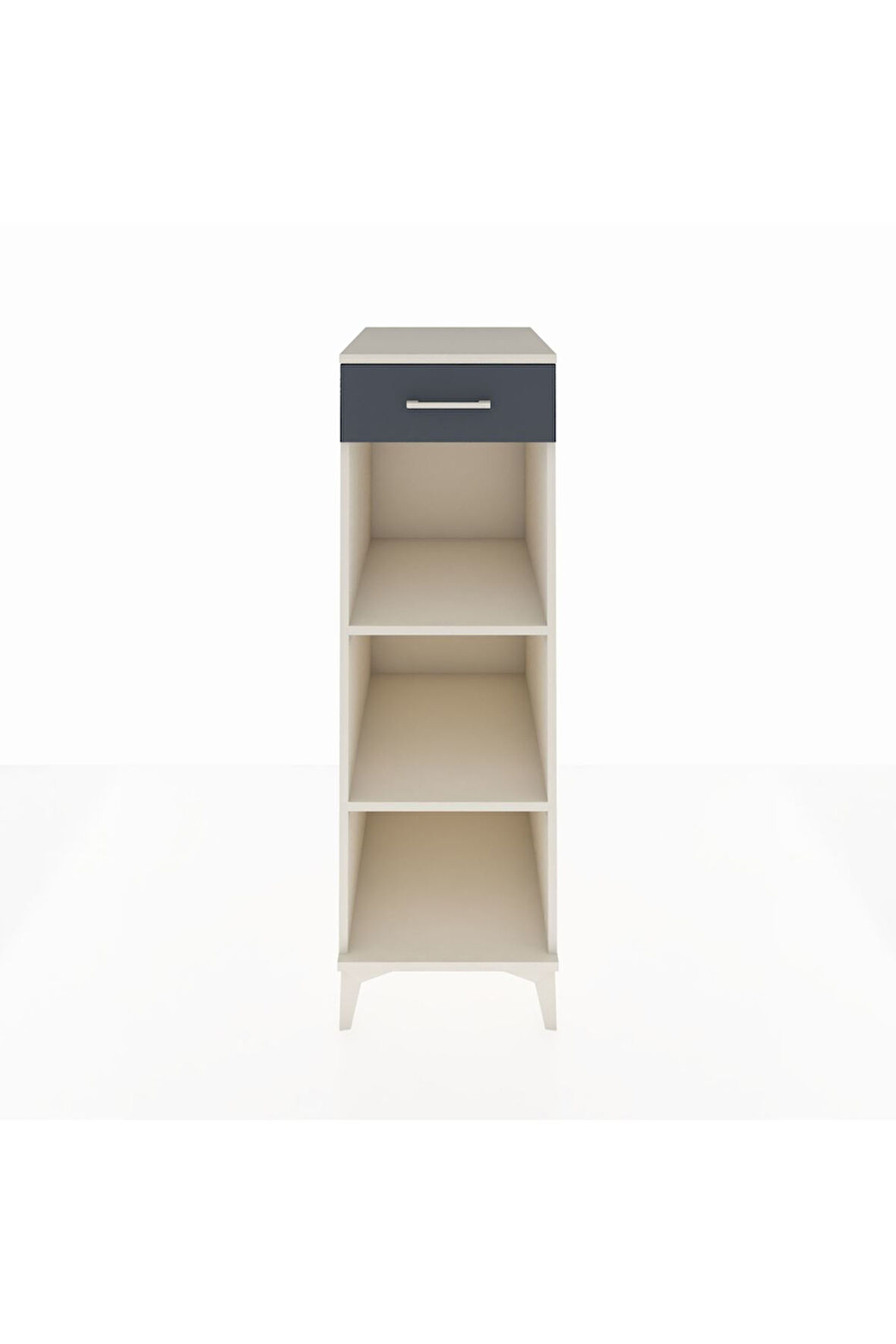 Kronos Dolap 2 Raflı Tek Çekmeceli 44x59x134 Aytaşı-Antrasit