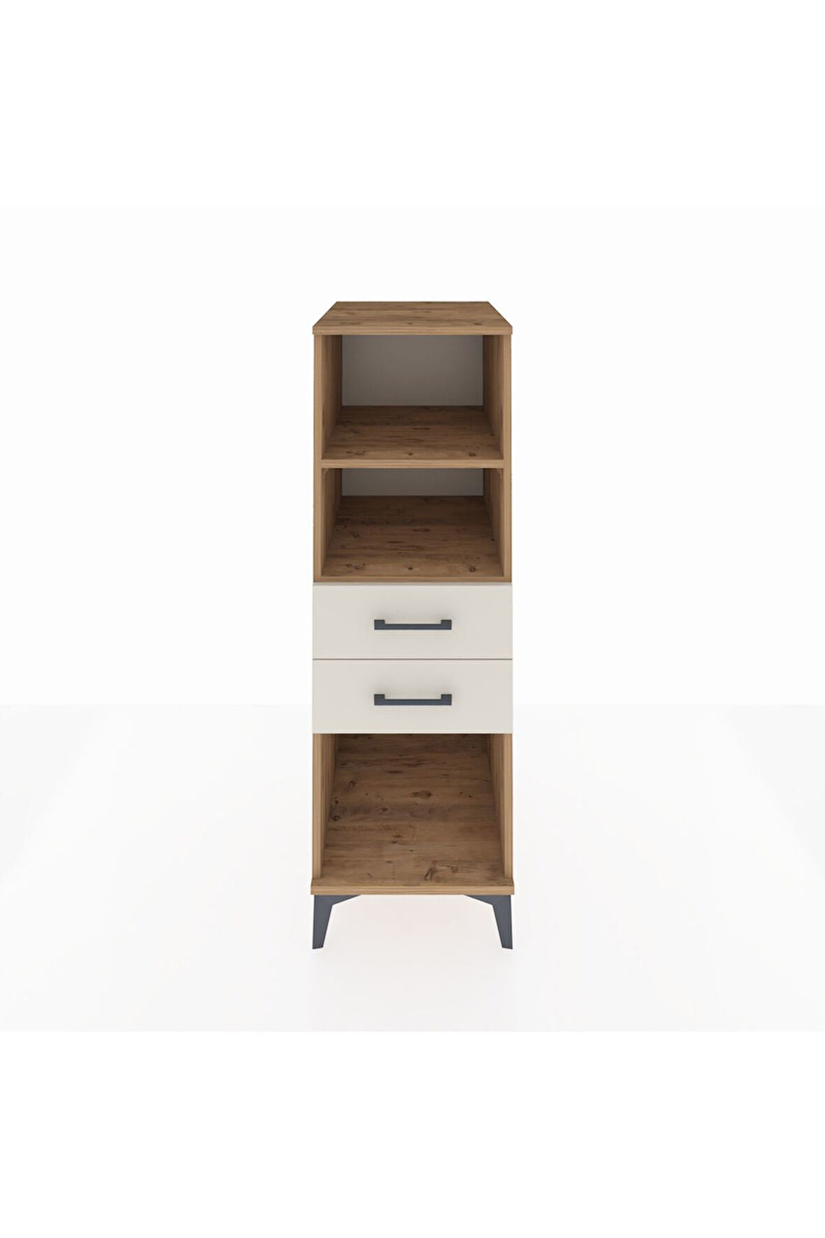 Kronos Dolap 2 Raflı 2 Çekmeceli 44x59x134 Çam-Aytaşı