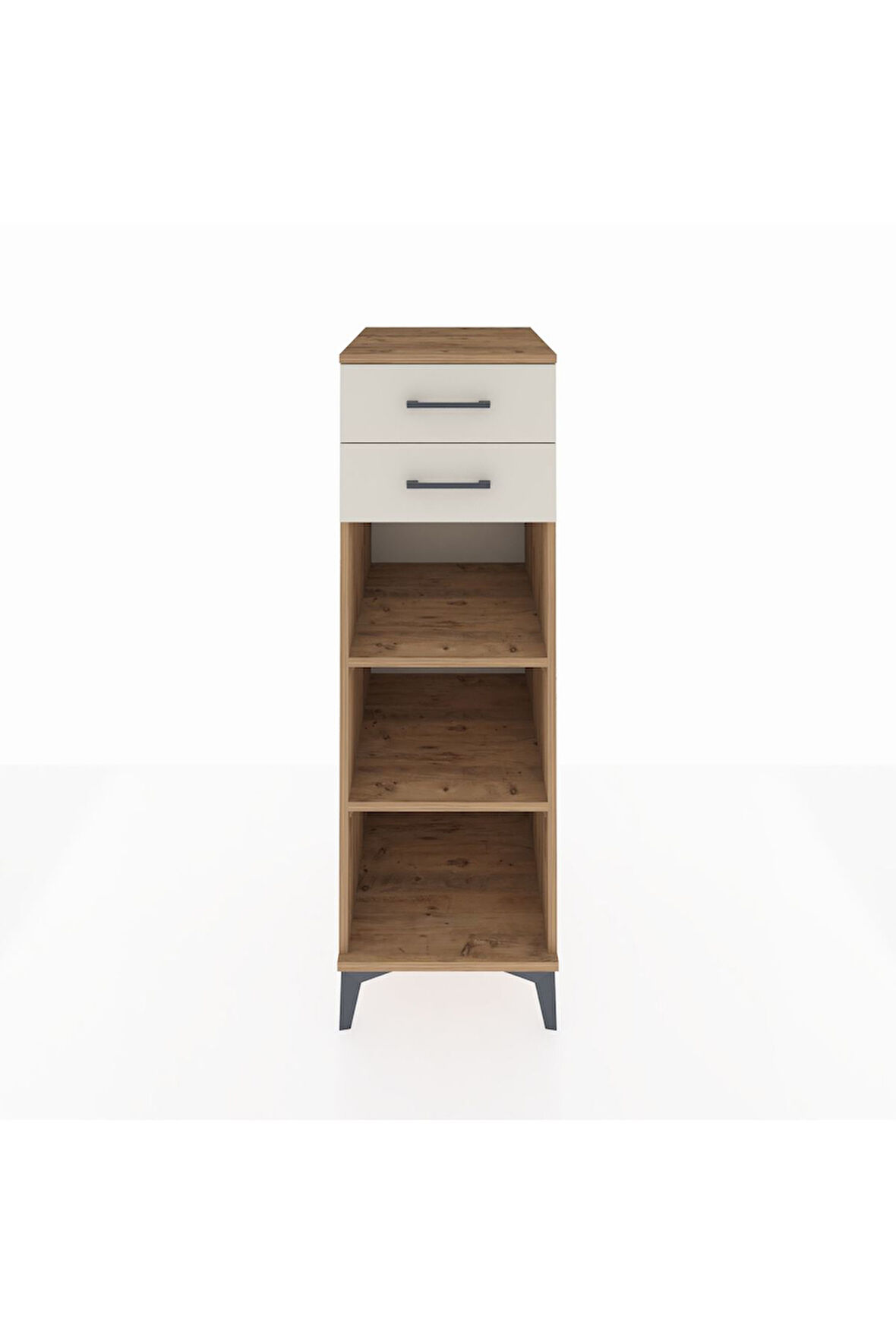 Kronos Dolap 2 Raflı 2 Çekmeceli 44x59x134 Çam-Aytaşı