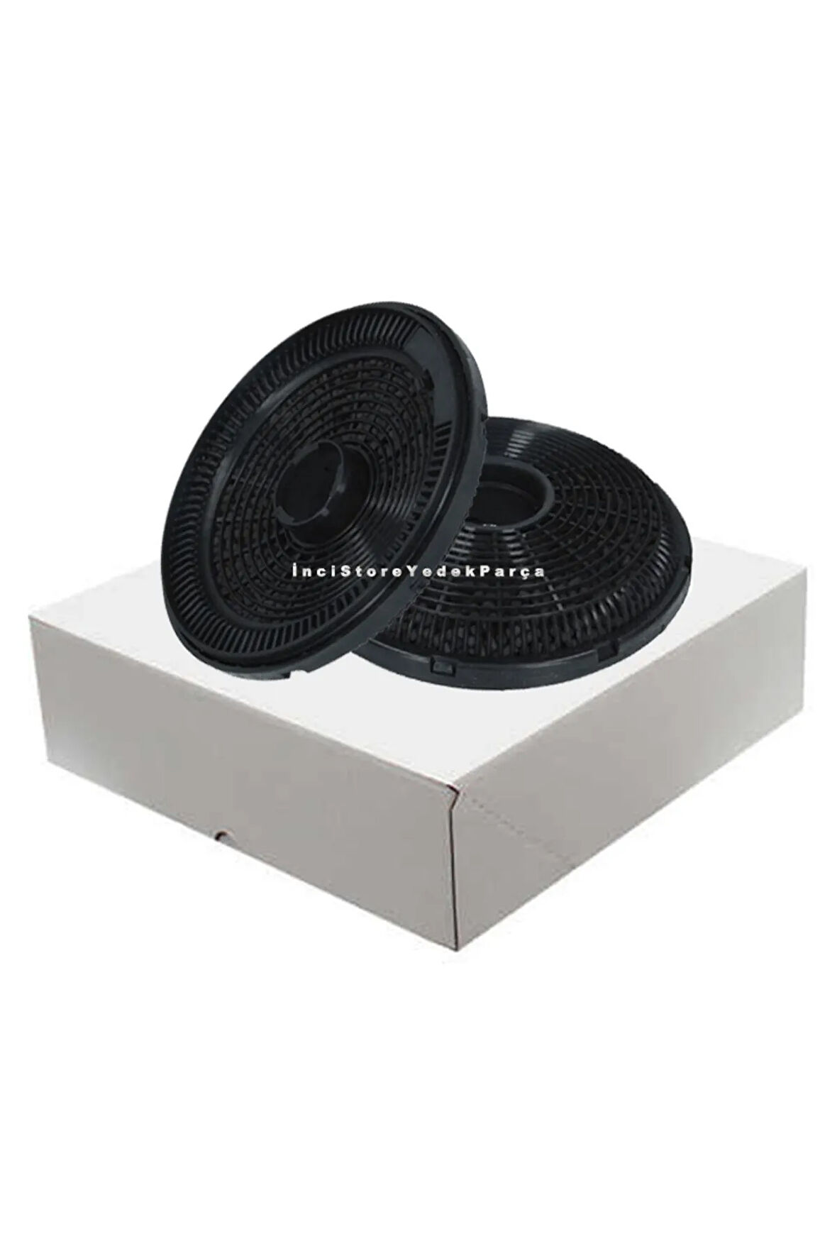 Esty 3445.8.110.05 Ankastre Davlumbaz Aspiratör İçin Ø16CM 2 Adet (1 Kutu) Yeni Nesil Karbon Filtre