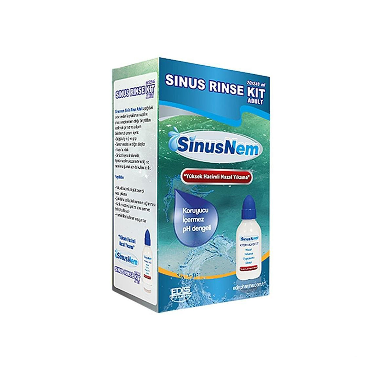 Sinusnem Sinus Rinse Kit Yetişkin 20 x 240 Ml