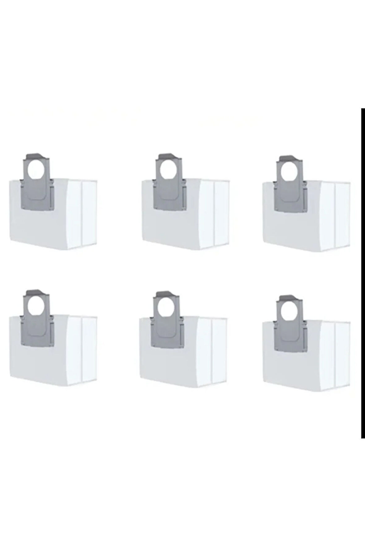 ROBOROCK S8 Ultra Pro Max uyumlu 6 adet toz torbası