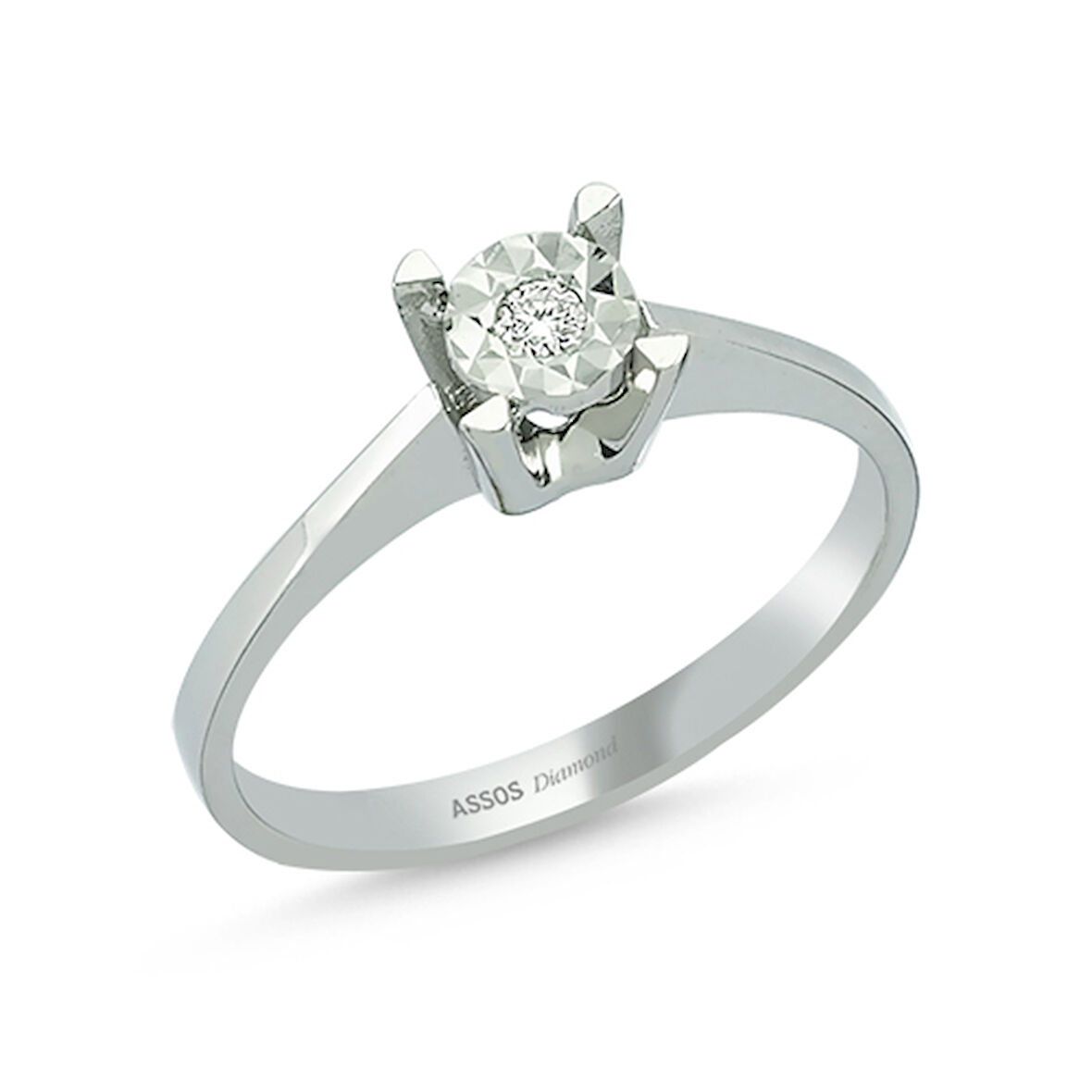 0.04 Karat Pırlanta Fantezi Yüzük