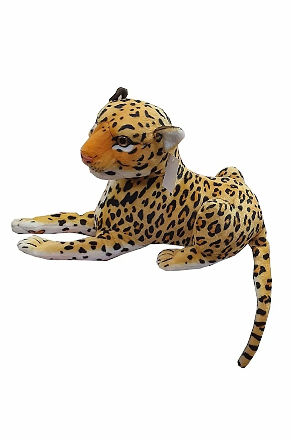 Sesli Kükreyen Peluş Leopar 30 Cm Küçük Boy Dekoratif Oyuncak Aslan Kaplan