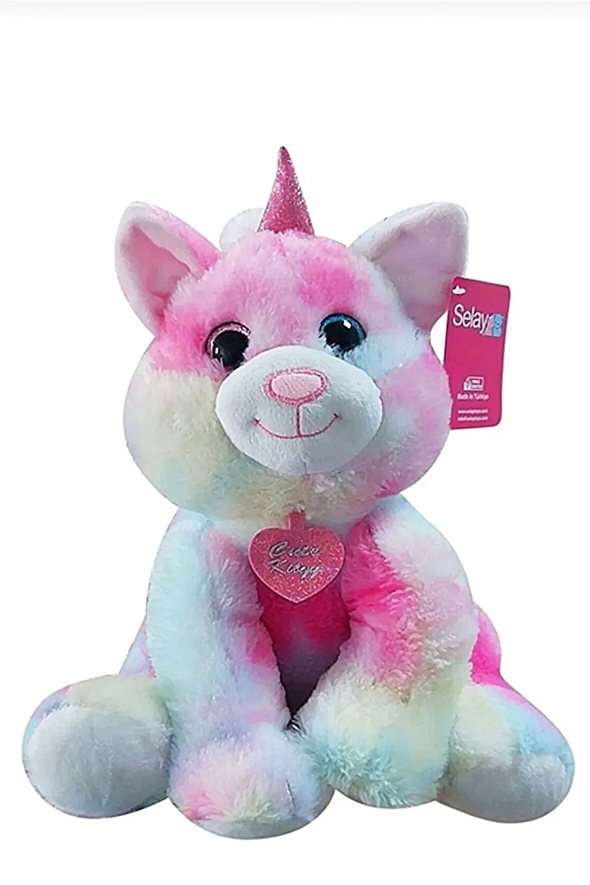 Sevimli Peluş Cute Kitty Boynuzlu Pony Unicorn Kedi Oyuncak 30 Cm - Uyku Ve Oyun Arkadaşı