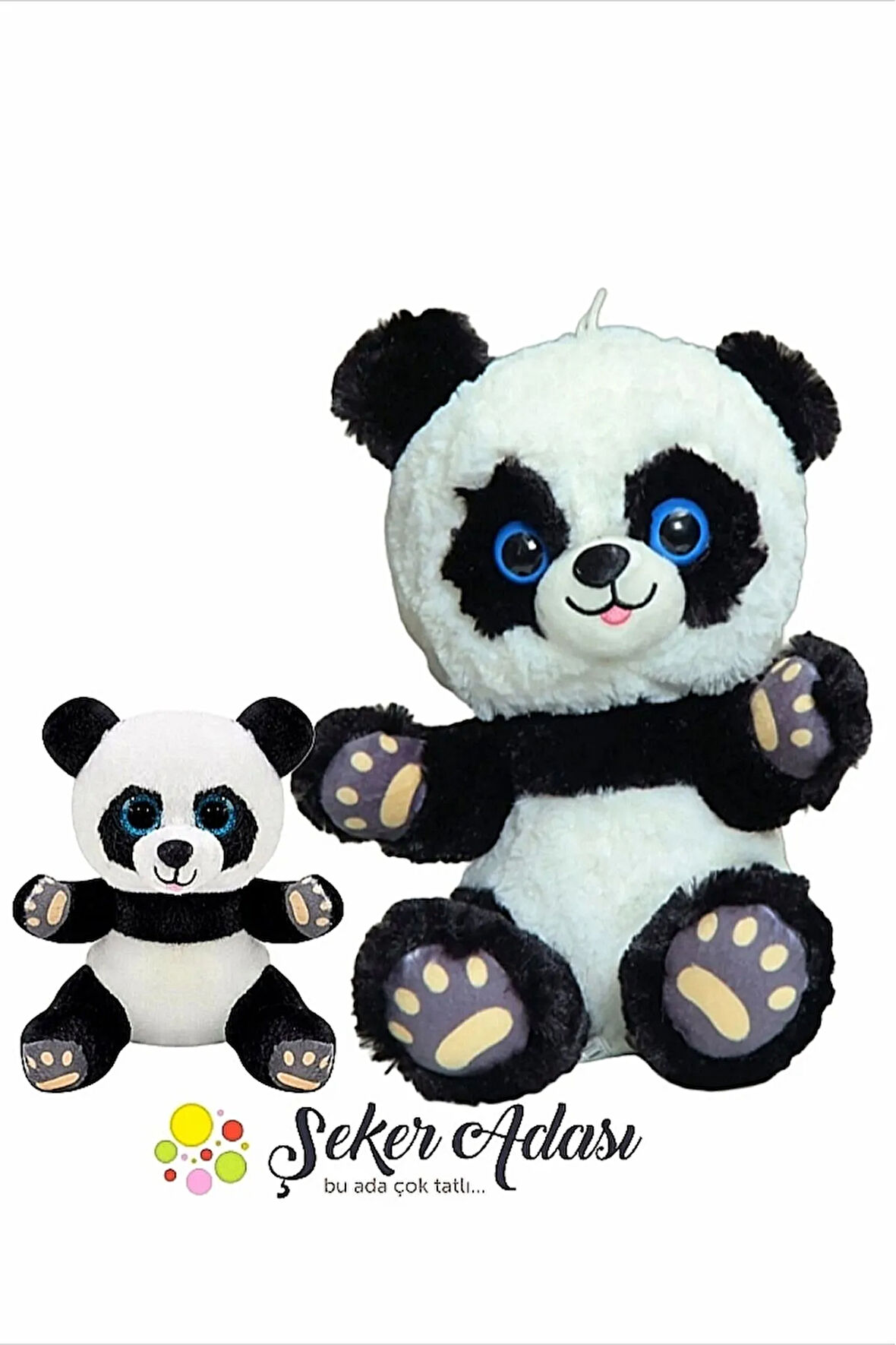 Sevimli Panda Ayı Ve Yavru Panda - Hediyelik