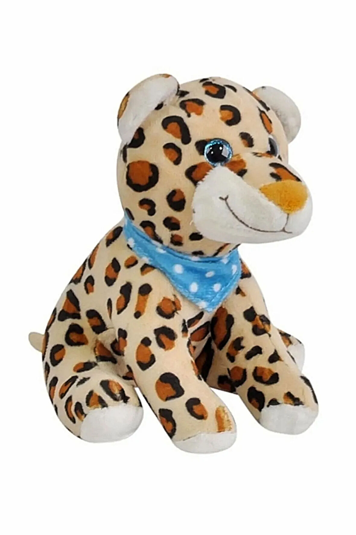 Sevimli Küçük Peluş Leopar Panter Kedi 15 Cm