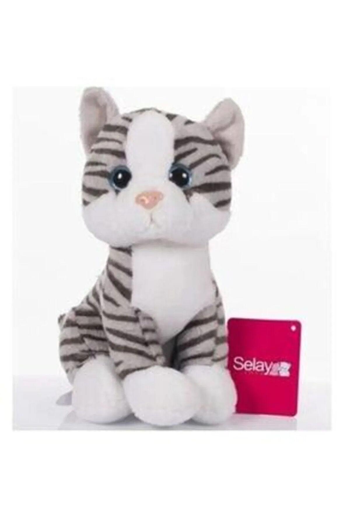 Sevimli Sesli Miyavlayan Peluş Kedi 28 Cm / Doğum Günü Hediyesi / Uyku Ve Oyun Arkadaşı