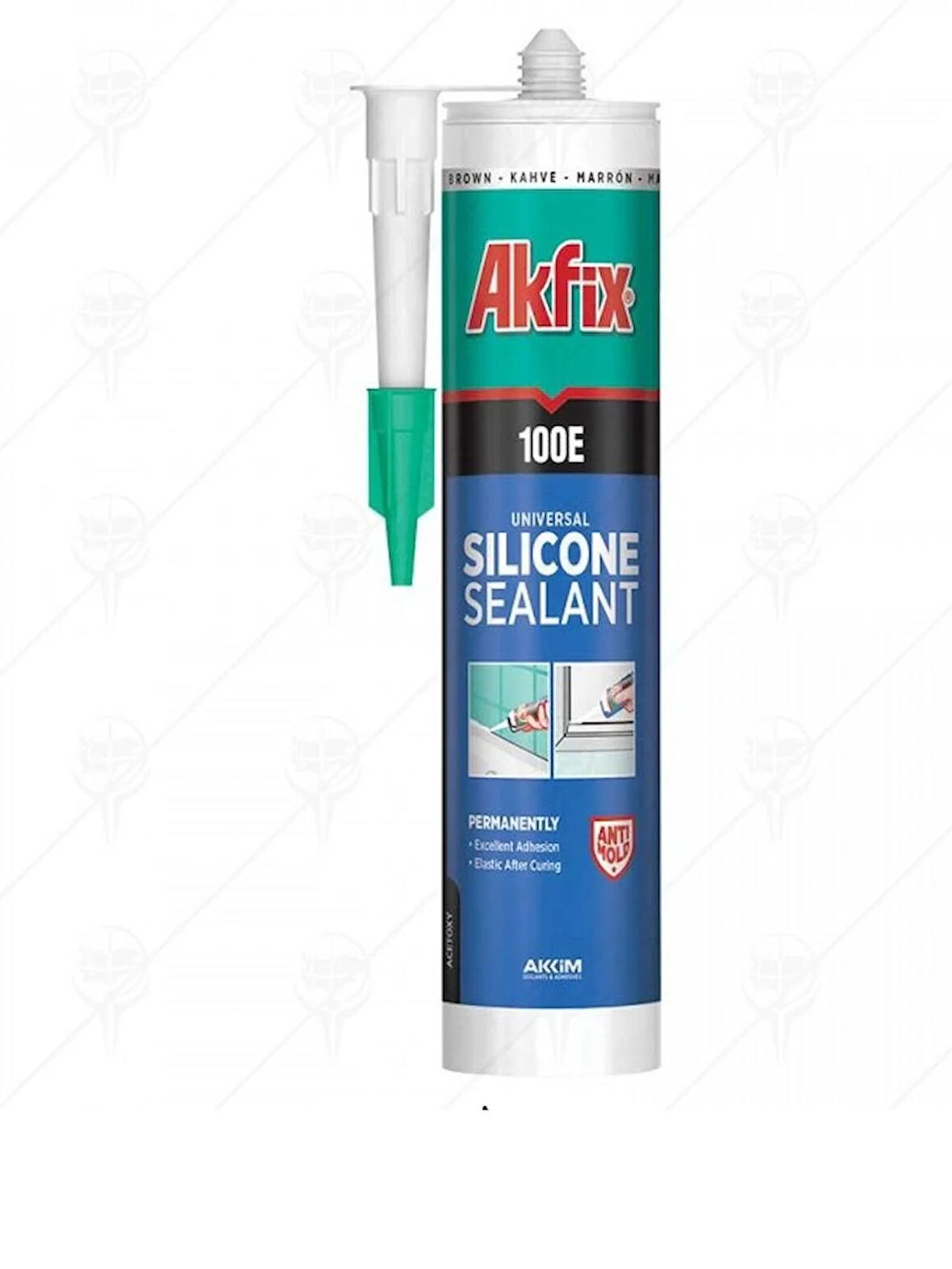 GENEL AMAÇLI SİLİKON MASTİK BEYAZ 100E 280ML (NET 280 GR)