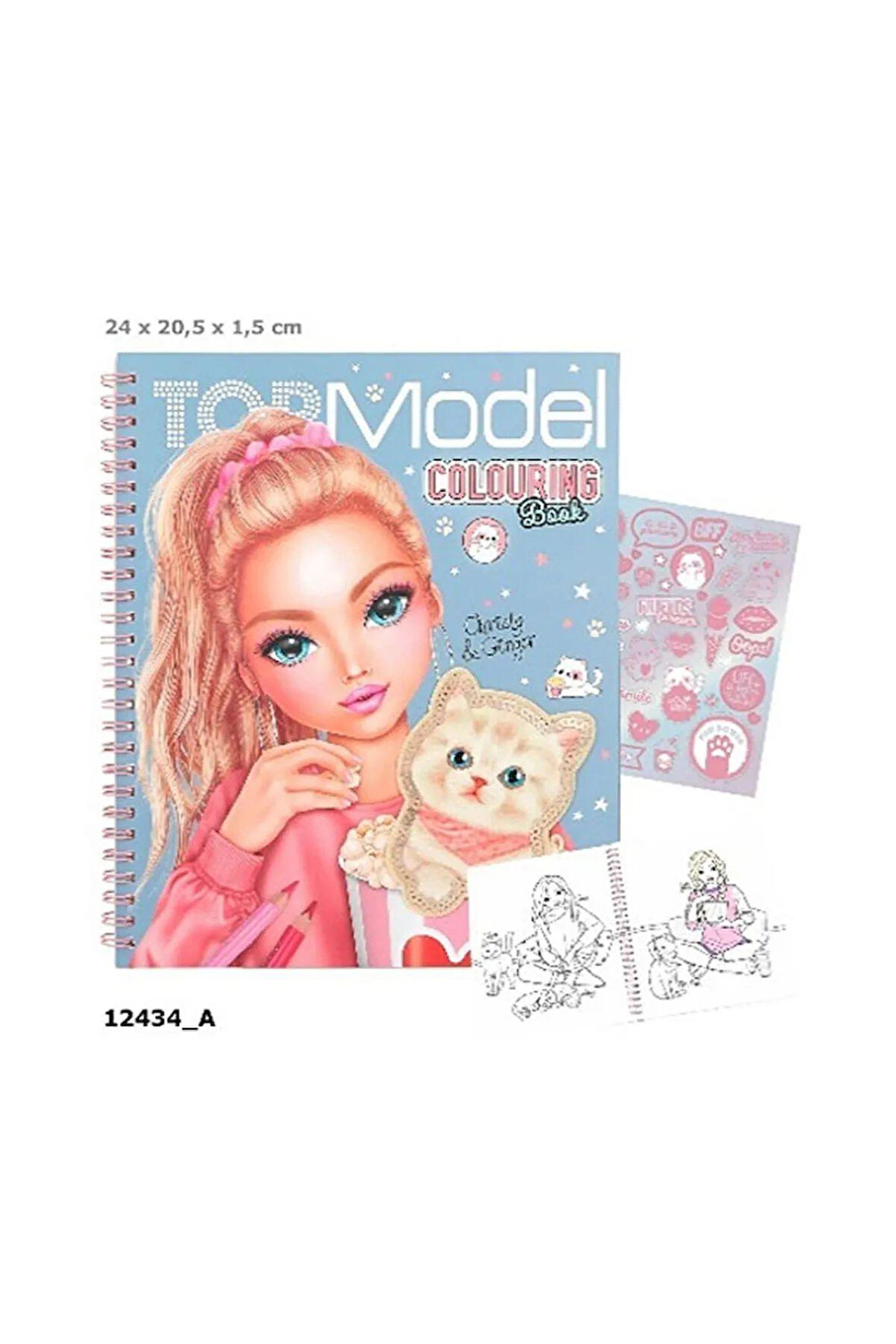 Top Modeltopmodel Colouring Book Cutıe